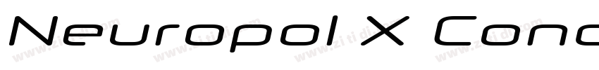 Neuropol X Cond Bold字体转换